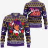 1104 AOP Jojo Characters Ugly Xmas VA Josuke Higashikata 3 MK sweatshirt F 2BB - Official JJBA