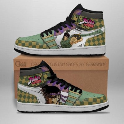 jojos bizarre adventure jordan sneakers joseph joestar anime shoes gearanime 2 - Official JJBA