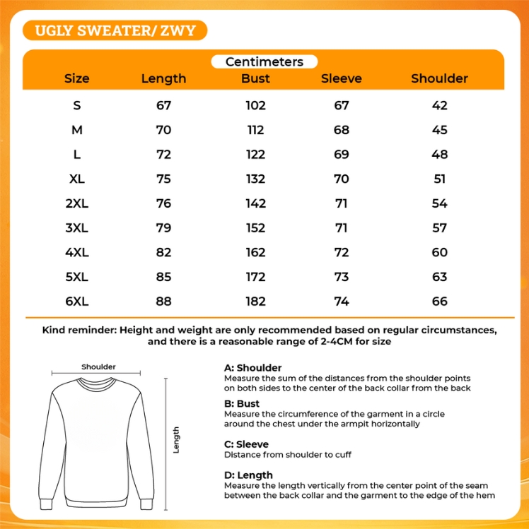 3D UGLY SWEATER - Official JJBA