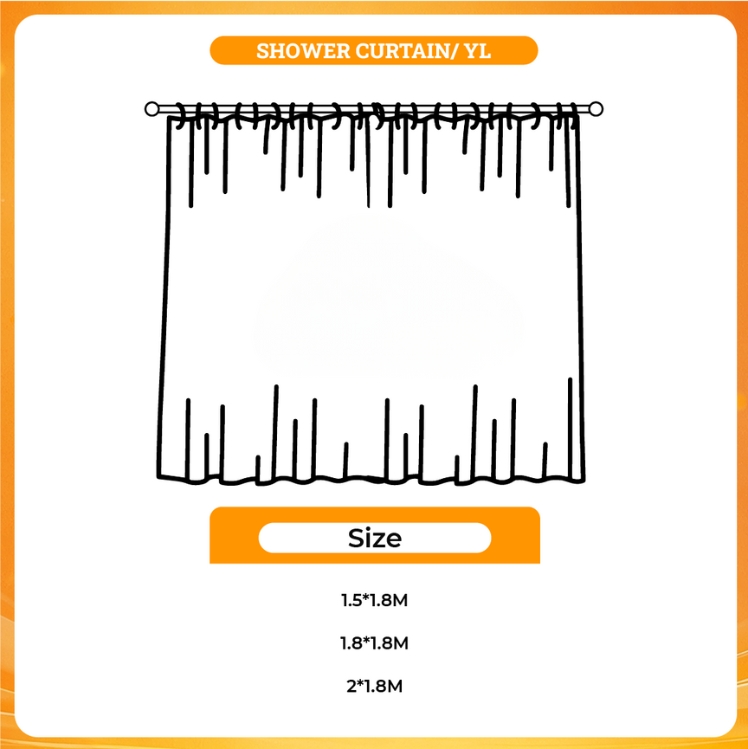 3D shower curtain - Official JJBA